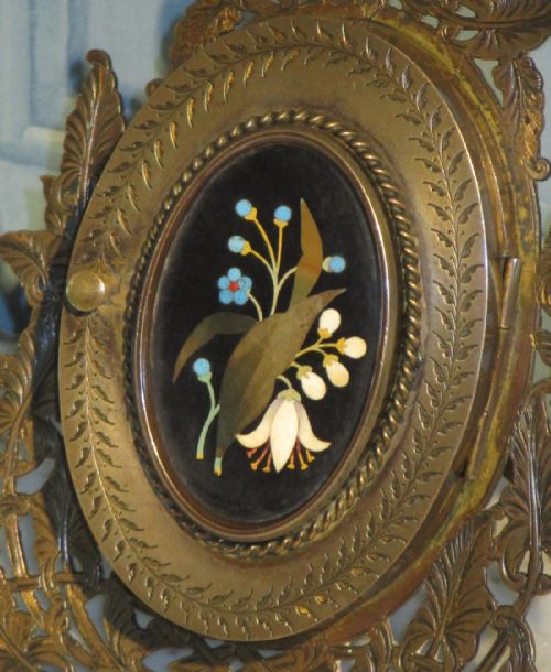 PIETRA DURA TRIPTYCH PHOTO FRAME - ADDITIONAL PHOTO 3