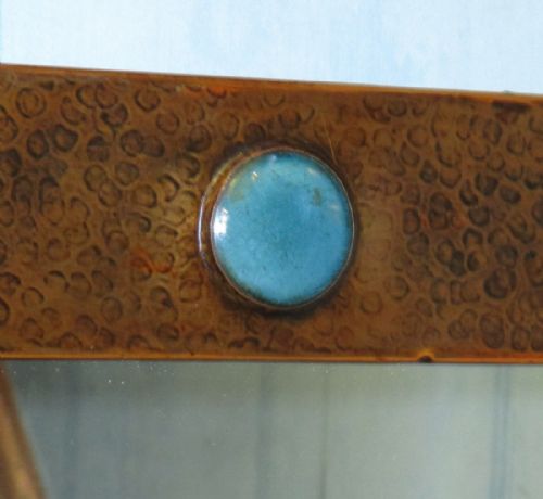 ARTS AND CRAFTS COPPER MIRROR - ADDITIONAL PHOTO 5