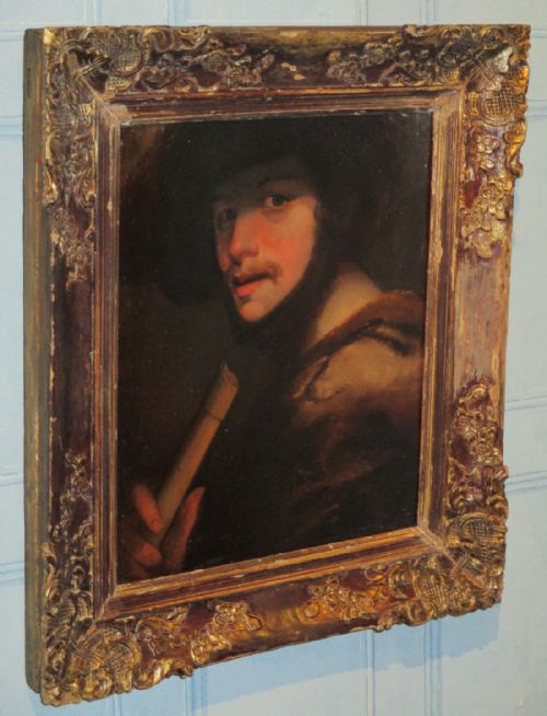 portrait oil painting after the old master - CATEGORY: ANTIQUE ART - DATED 1880