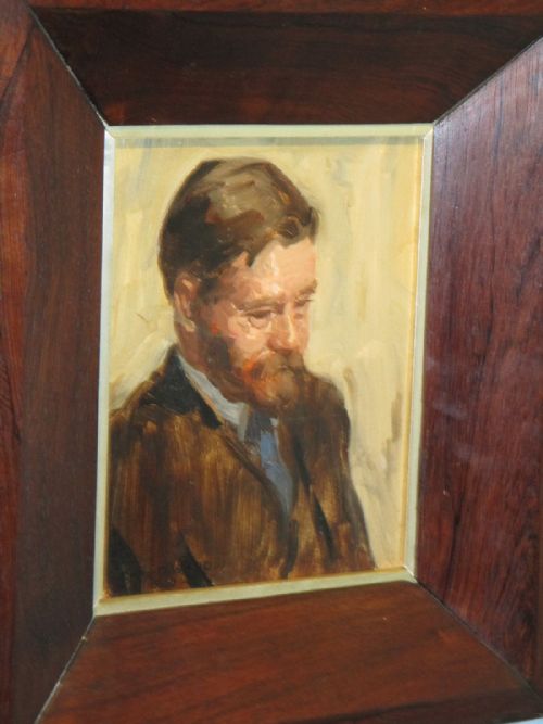 PORTRAIT OIL PAINTING BY CHARLES DANIEL WARD - ADDITIONAL PHOTO 1