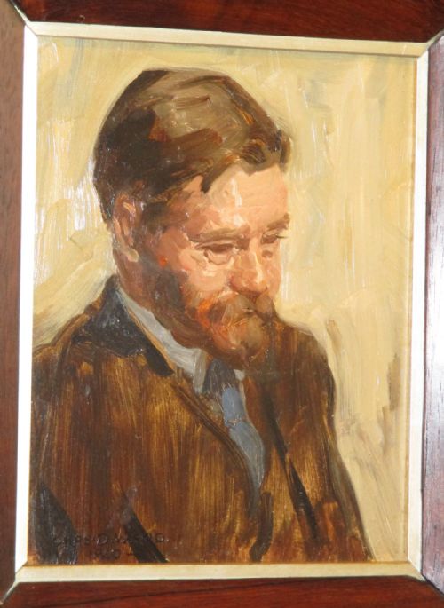 PORTRAIT OIL PAINTING BY CHARLES DANIEL WARD - ADDITIONAL PHOTO 2