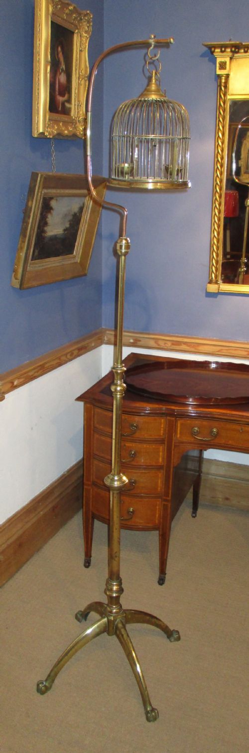 UNUSUAL WAS BENSON BRASS BIRDCAGE - ADDITIONAL PHOTO 7
