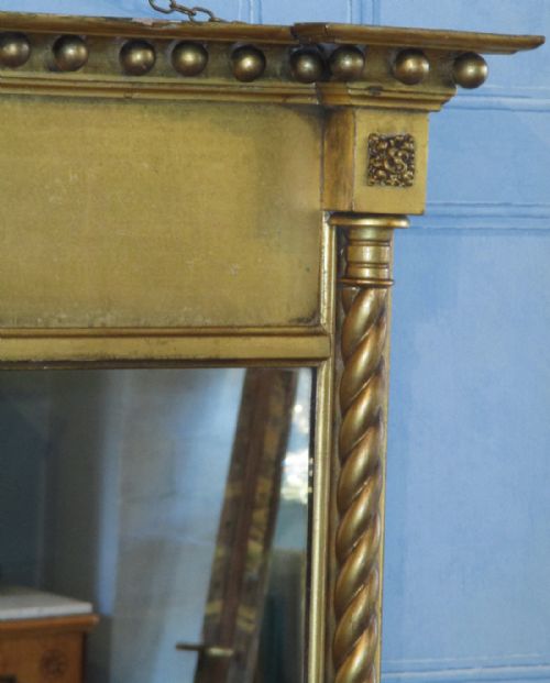 ELEGANT LATE REGENCY GILT PIER MIRROR - ADDITIONAL PHOTO 2