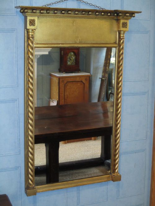 ELEGANT LATE REGENCY GILT PIER MIRROR - ADDITIONAL PHOTO 3