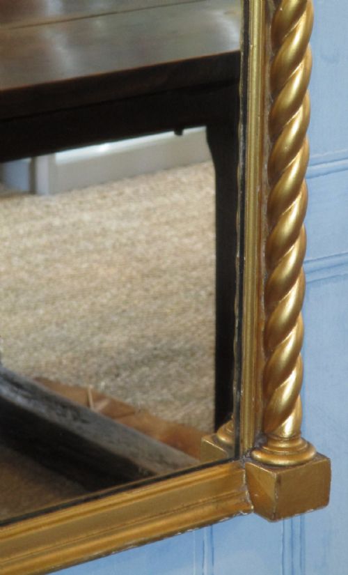 ELEGANT LATE REGENCY GILT PIER MIRROR - ADDITIONAL PHOTO 6