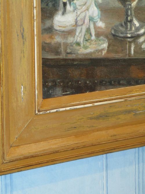 OIL PAINTING 'SPRING FLOWERS' BY MARIE BLANCHE JACKSON - ADDITIONAL PHOTO 5