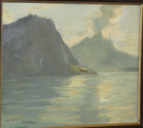 ENGLISH IMPRESSIONIST OIL PAINTING BY GBHOLLAND - ADDITIONAL PHOTO 2