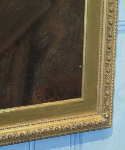 FINE QUALITY PORTRAIT OIL PAINTING OF A LADY - ADDITIONAL PHOTO 3