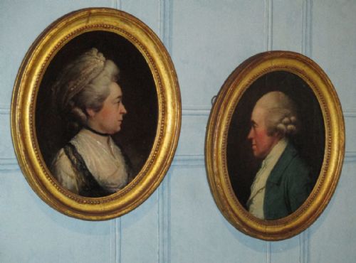 pair of georgian portrait oil paintings - CATEGORY: ANTIQUE ART - DATED GEORGIAN