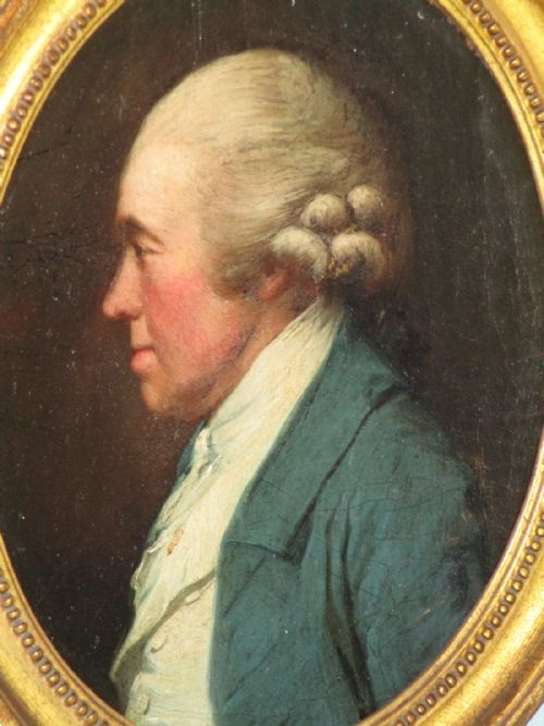 PAIR OF GEORGIAN PORTRAIT OIL PAINTINGS - ADDITIONAL PHOTO 4