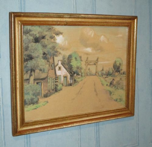 INTERESTING PAIR OF DUTCH PASTELS - ADDITIONAL PHOTO 1