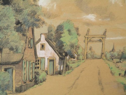 INTERESTING PAIR OF DUTCH PASTELS - ADDITIONAL PHOTO 3
