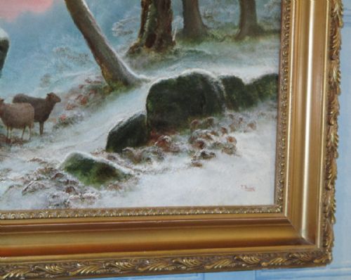PAIR OF WELSH LANDSCAPE OIL PAINTINGS - ADDITIONAL PHOTO 7