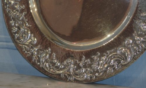 EDWARDIAN SOLID SILVER CARD TRAY - ADDITIONAL PHOTO 4