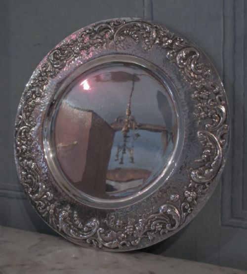EDWARDIAN SOLID SILVER CARD TRAY - ADDITIONAL PHOTO 5