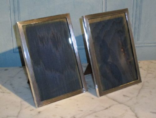 QUALITY PAIR OF SILVER PHOTO FRAMES - ADDITIONAL PHOTO 5