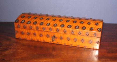 REGENCY SATINWOOD GLOVE BOX - ADDITIONAL PHOTO 2