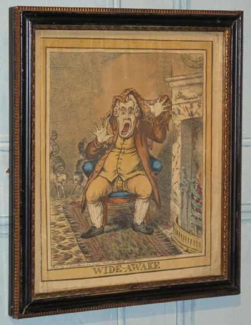 PAIR OF IRISH REGENCY SATIRICAL PRINTS AFTER GILLRAY - ADDITIONAL PHOTO 1