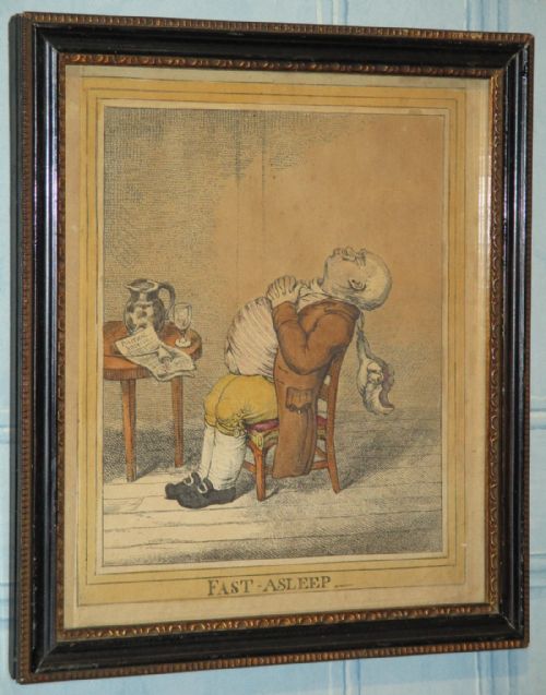 PAIR OF IRISH REGENCY SATIRICAL PRINTS AFTER GILLRAY - ADDITIONAL PHOTO 4
