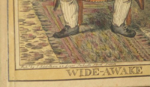 PAIR OF IRISH REGENCY SATIRICAL PRINTS AFTER GILLRAY - ADDITIONAL PHOTO 5