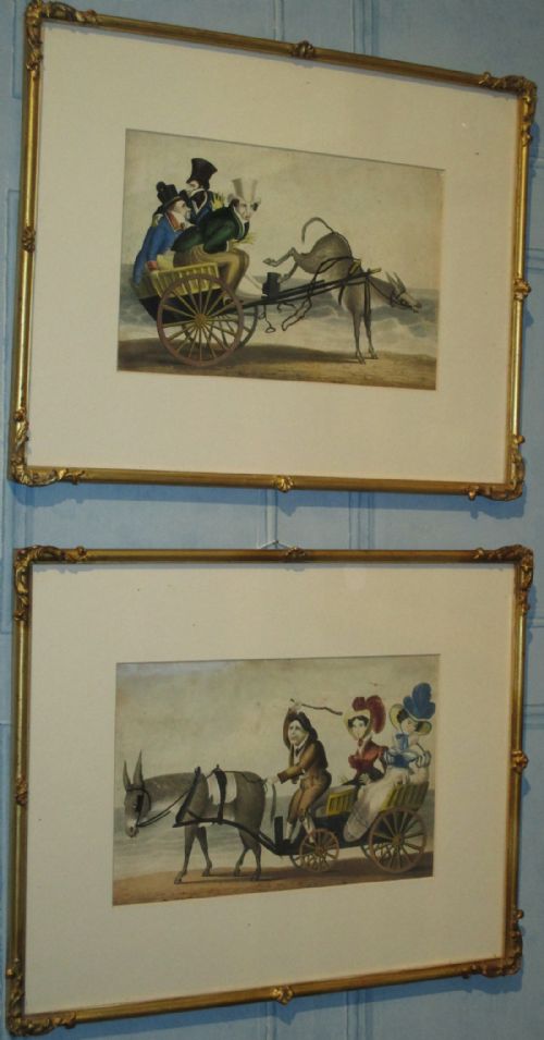 fine pair of regency prints - CATEGORY: ANTIQUE ART - DATED REGENCY