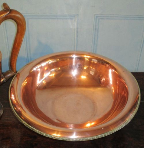 LARGE COPPER JUG AND WASH BOWL - ADDITIONAL PHOTO 4