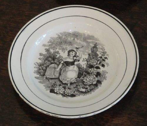 SET OF 4 REGENCY CHILD'S PLATES - ADDITIONAL PHOTO 1