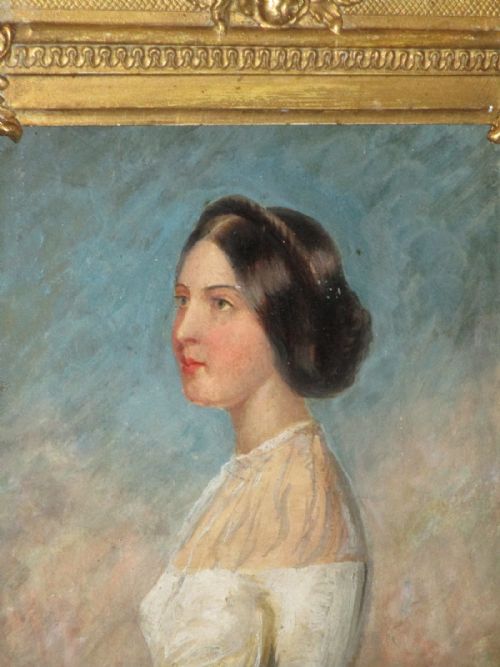 EARLY OIL PORTRAIT OF FLORENCE NIGHTINGALE - ADDITIONAL PHOTO 3