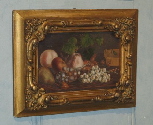 CHARMING VICTORIAN MINIATURE STILL LIFE WATERCOLOUR - ADDITIONAL PHOTO 1