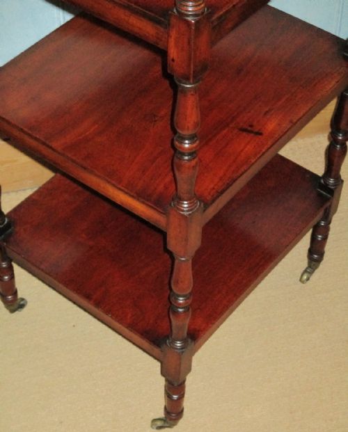 FINE QUALITY MAHOGANY WHATNOT - ADDITIONAL PHOTO 5