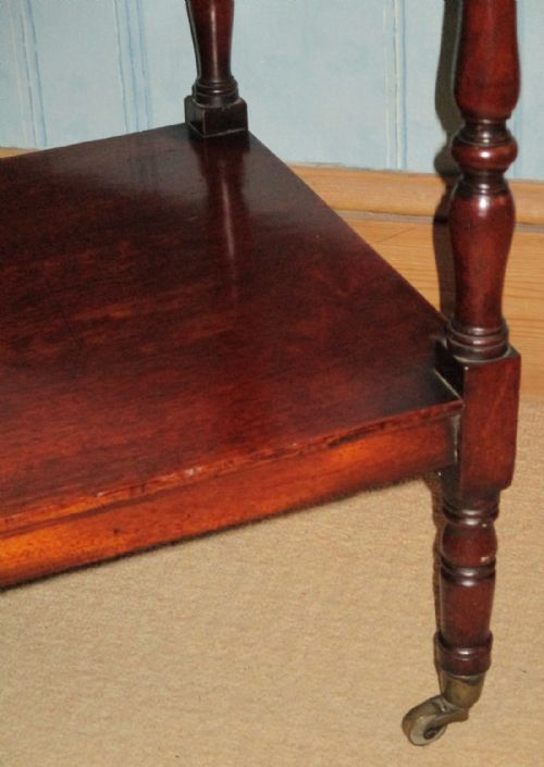 FINE QUALITY MAHOGANY WHATNOT - ADDITIONAL PHOTO 6