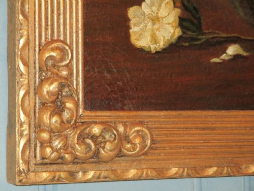 FRENCH STILL LIFE OIL PAINTING - ADDITIONAL PHOTO 4