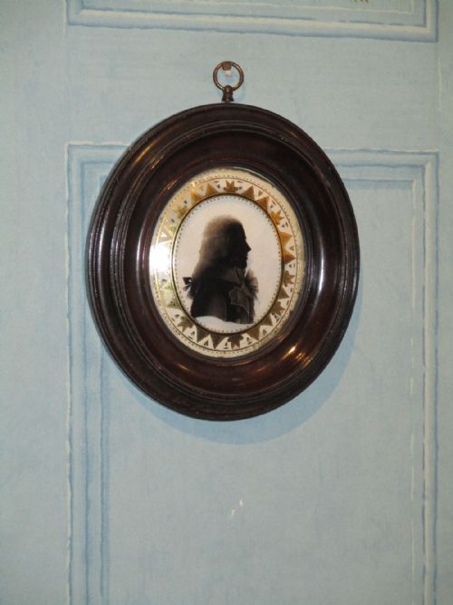 RARE VERRE EGLOMISE SILHOUETTE - ADDITIONAL PHOTO 3