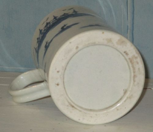 EARLY WORCESTER PORCELAIN TANKARD - ADDITIONAL PHOTO 6