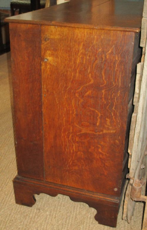 GEORGIAN OAK KNEEHOLE DESK - ADDITIONAL PHOTO 9