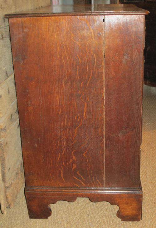 GEORGIAN OAK KNEEHOLE DESK - ADDITIONAL PHOTO 10
