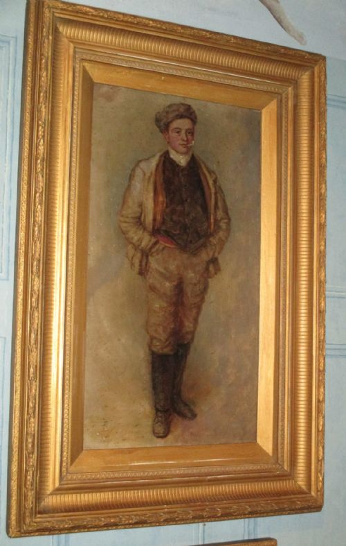 PAIR OF VICTORIAN SHOOTING PORTRAIT OIL PAINTINGS - ADDITIONAL PHOTO 3