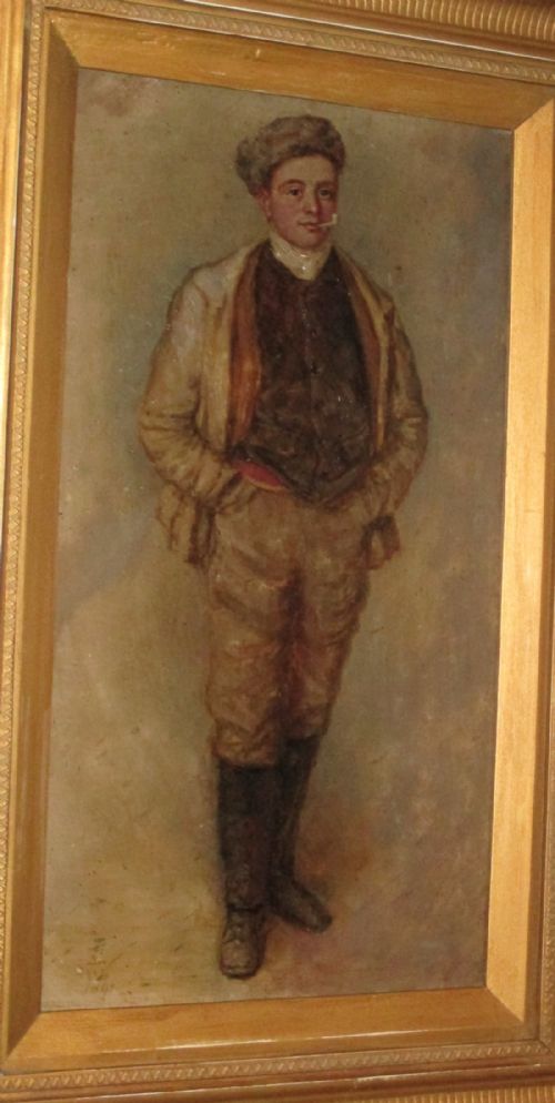 PAIR OF VICTORIAN SHOOTING PORTRAIT OIL PAINTINGS - ADDITIONAL PHOTO 6