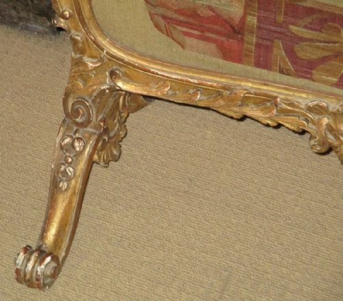 FINE VICTORIAN GILTWOOD FIRE SCREEN - ADDITIONAL PHOTO 6