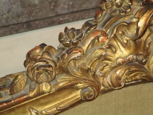 FINE VICTORIAN GILTWOOD FIRE SCREEN - ADDITIONAL PHOTO 7