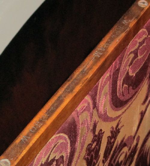 EX STATELY HOME WALNUT FIRE SCREEN - ADDITIONAL PHOTO 7
