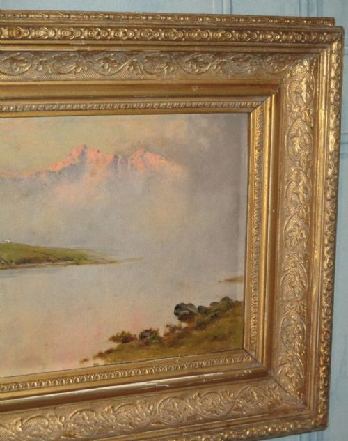 WELSH LANDSCAPE OIL PAINTING BY ALFRED OLIVER - ADDITIONAL PHOTO 3