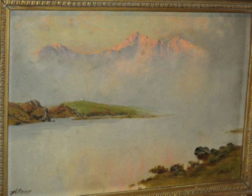 WELSH LANDSCAPE OIL PAINTING BY ALFRED OLIVER - ADDITIONAL PHOTO 4