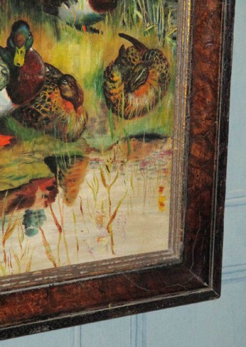 CHARMING OIL PAINTING OF DUCKS - ADDITIONAL PHOTO 5