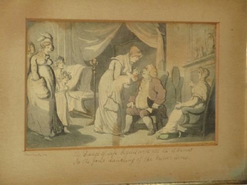 SET OF FOUR REGENCY ROWLANDSON PRINTS - ADDITIONAL PHOTO 8