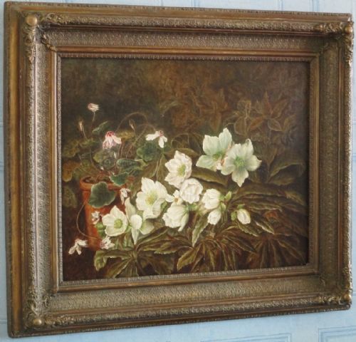 LATE VICTORIAN STILL LIFE OIL PAINTING - ADDITIONAL PHOTO 1