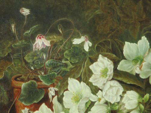 LATE VICTORIAN STILL LIFE OIL PAINTING - ADDITIONAL PHOTO 5