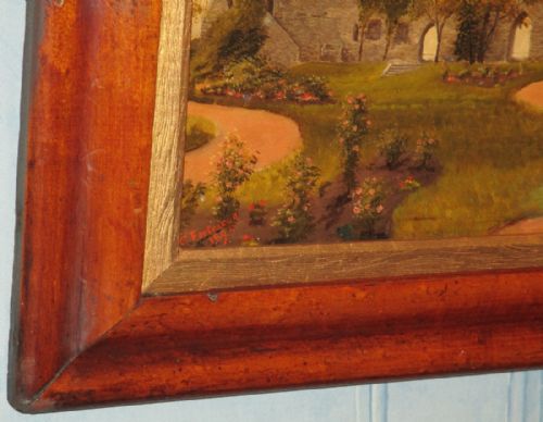 PAIR OF VICTORIAN OIL PAINTINGS OF NEWARK CASTLE - ADDITIONAL PHOTO 8