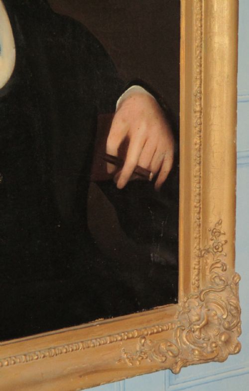 VICTORIAN ENGLISH SCHOOL OIL PAINTING PORTRAIT - ADDITIONAL PHOTO 2