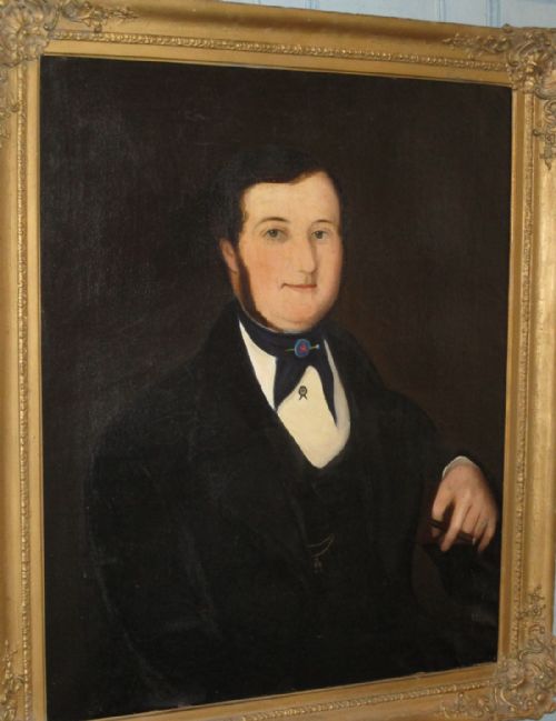 VICTORIAN ENGLISH SCHOOL OIL PAINTING PORTRAIT - ADDITIONAL PHOTO 3
